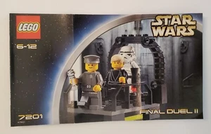 7201 lego FINAL DUEL II star wars INSTRUCTION BOOKLET ONLY retired 2002 original - Picture 1 of 4