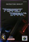 Perfect Dark (Nintendo 64, 2000) Instruction Booklet ONLY
