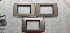 3 RUNDE VIMAR EIKON GLASPLATTEN 3 MODULE BRONZE MIRROR COD.20683.83 - Bild 1 von 1