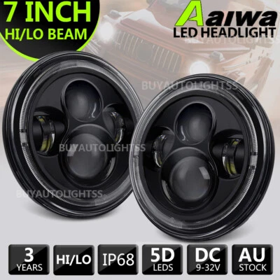 New Fit for Suzuki Sierra SJ80 SJ80V LJ80 7“ inch LED Headlight Hi/Lo Beam DRL - image 1 of 4