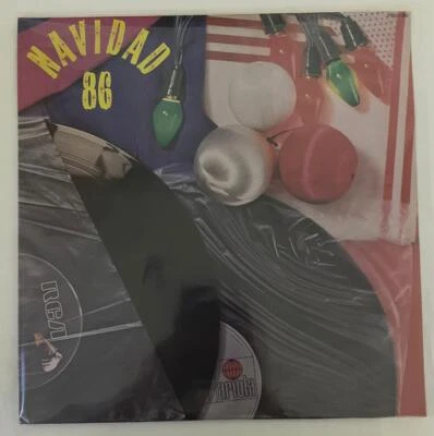 NAVIDAD 86 FEAT. PETER GABRIEL / LUCHO DALLA,  1986 PROMO MEXICAN DOUBLR LP SS - Image 1 of 2