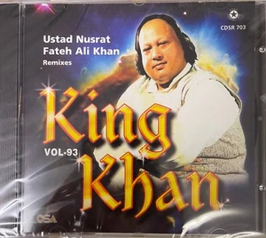 King Khan Remixes Vol 93 By Ustad Nusrat Fateh Ali Khan - Qawwali CD - Imagen 1 de 2
