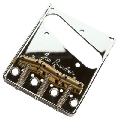 NEW Joe Barden American Standard Tele Bridge Fender 2-1/16" Compensated - NICKEL - Image 1 of 4
