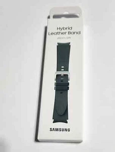 Bracelet en cuir hybride Samsung Galaxy Watch4 vert neuf OEM 20 mm S/M ET-SHR88 SCELLÉ - Photo 1 sur 1