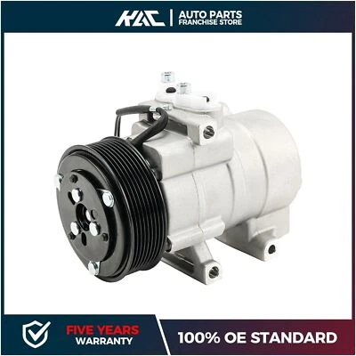 AC A/C Compressor For 2011-2016 Ford F-350 Super Duty 2016-2019 2021-2023 F-750 - Image 1 of 4