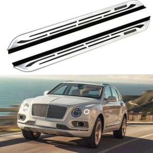 2Pcs Fixed Nerf Bar Side Step Running Board Fits for 2016-2022 Bentley Bentayga - Picture 1 of 8