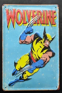 Metallteller Wolverine Marvel Fake Vintage - Bild 1 von 1