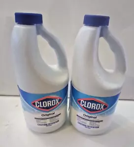 Clorox Original Concentrated Regular Disinfecting Bleach 43 oz Bottle Pack of 2 - Picture 1 of 1
