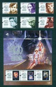 Portugal - Star Wars 40th Anniversary (6 stamps + MS with 3 stamps) - Picture 1 of 1
