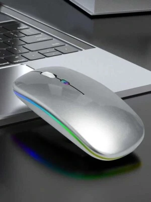 Wireless Mouse 2.4GHz Slim Computer Pc Use 2 AAA battery & Free Mouse Pad Lots - Image 1 of 4