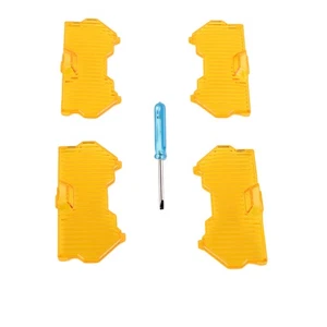 Round LED Driving Light Cover 3.5" Amber Lens Protection Kit Snap-on Design 4PC - Picture 1 of 20