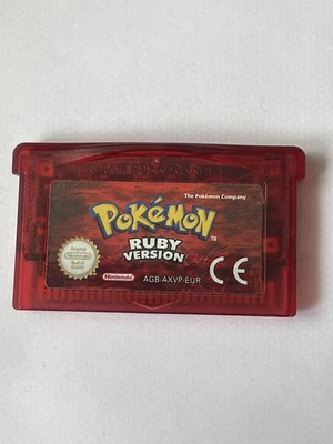 Pokémon Ruby Version Game Boy Advance Cart Dry Internal Battery Superb Condition - Image 1 of 4