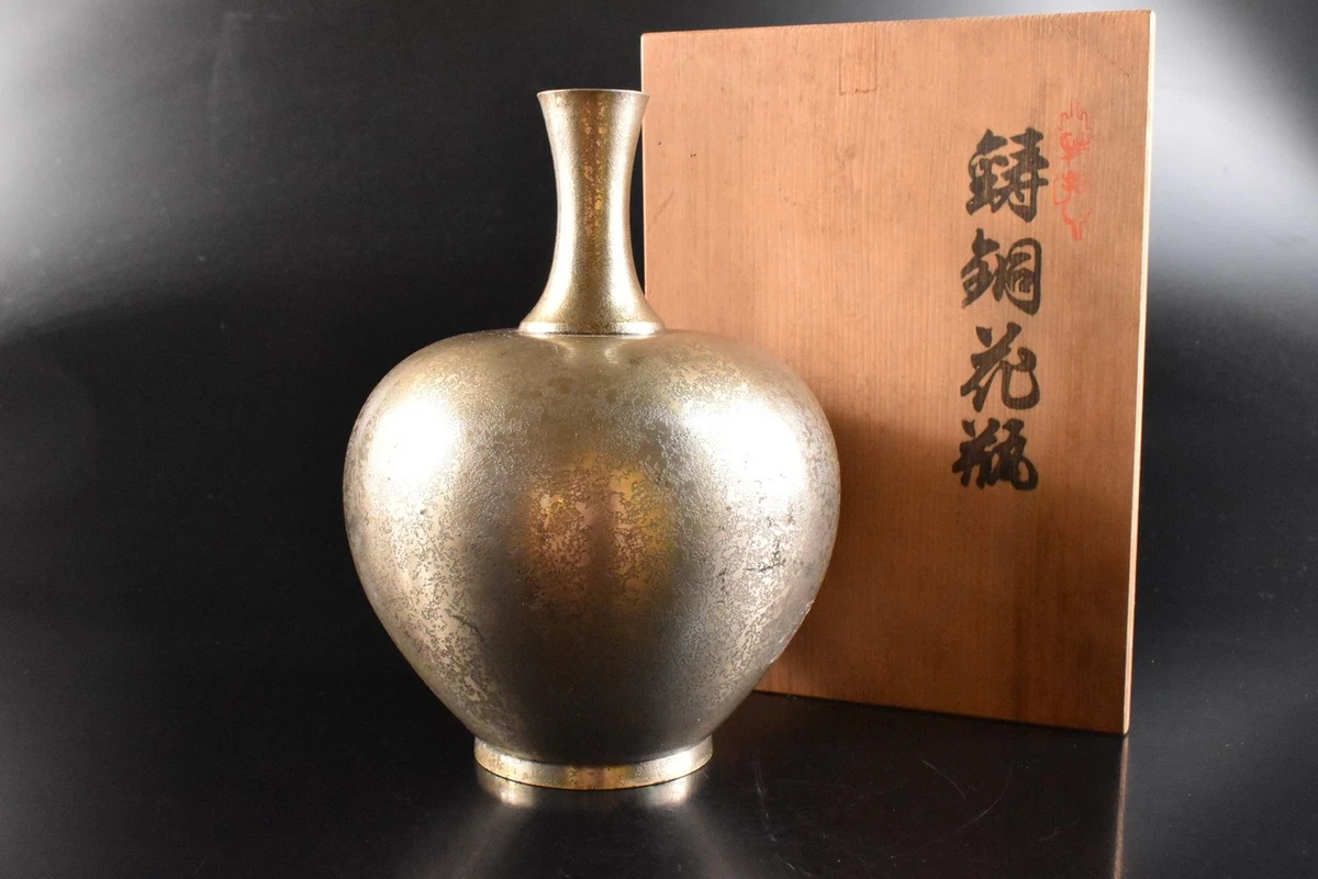 铜日本古董花瓶| eBay