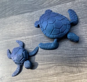 3d printed Turtle 2 Pack Set Animal Fish Ocean Articulated fidget Toy Kids Deco - Picture 1 of 3