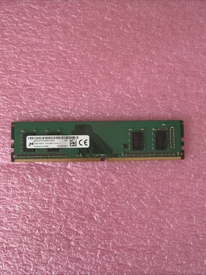 Micron 4GB DDR4 RAM PC4-2400T-UC0 Desktop Memory MTA4ATF51264AZ-2G3E1 B1 - Image 1 of 2
