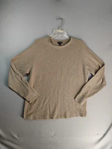 Banana Republic Mens Sweater XL Brown Long Sleeve Crewneck Tight Knit Pullover - Picture 1 of 9