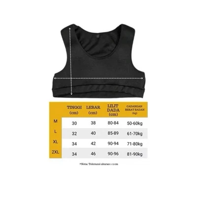 Sport chest vest protection Ready Stock (L) - Image 1 of 4