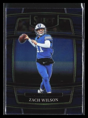 2022 Panini Select Draft Picks - Concourse Zach Wilson #41 Blue - Image 1 of 2