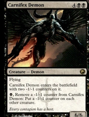 Scars of Mirrodin #57 Carnifex Demon - Image 1 of 2