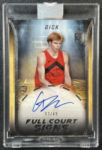 GRADEY DICK 2023-24 TOPPS 3 #FCS-GD SIGNOS DE CORTE COMPLETA NOVATO AUTOMÁTICO 1/49 RAPTORS RC - Imagen 1 de 2
