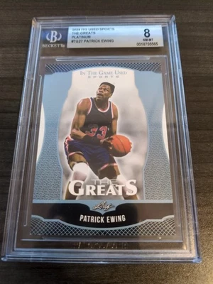 2024 ITG Used Sports The Greats #TG-27 Patrick Ewing Graded 8 New York Knicks  - Image 1 of 3