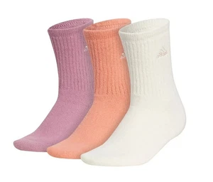 Adidas Damen Cushioned Crew Socken 3er Pack weiß AEROREADY Größe 5-10 neu - Bild 1 von 2