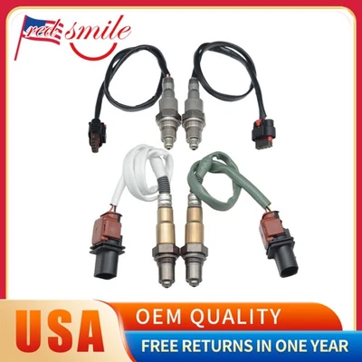 Sensor de oxígeno O2 aguas arriba y aguas abajo 4 piezas para Ford F-150 2017-2020 3,5 L Turbo V6 Foto 1 de 4