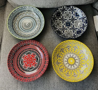 Juego de 4 cuencos de gres Mikasa Marrakech perfecto para ensaladas o espaguetis. Foto 1 de 4