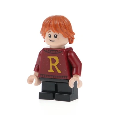 1x Lego Minifigur Harry Potter Ron Weasley Pulli Buchstabe R Doppelgesicht hp207 - Bild 1 von 2