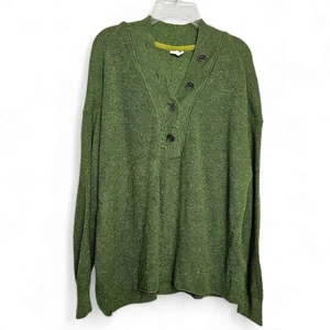 Maglione donna maglia confetti verde oliva pratica quotidiana Anthropologie taglia M - Foto 1 di 13