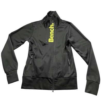 Bench Medium Full Zip Black Urban Wear Thumbholes Cotton/Polyester - Image 1 of 4