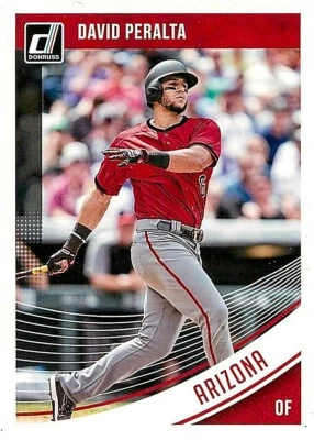 2018 Donruss #52 David Peralta DIAMONDBACKS - Image 1 of 2