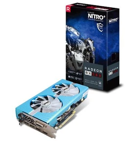 Sapphire Radeon Nitro+ RX 580 8GB GDDR5 Dual HDMI / DVI-D / Dual DP w/ Backplate - Picture 1 of 8