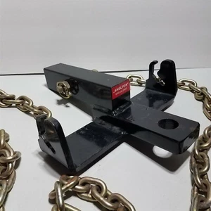 Shelton Trailer Hitch Ball Mount, w/8' Chain, 1-1/4" Hole, 2" Drop, 8000 lb - Picture 1 of 9