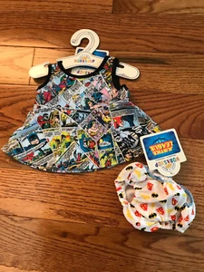 Build-A-Bear Workshop DC Comics Kleid und Unterwäsche + Aufhänger - Neu mit Etikett! - Bild 1 von 2