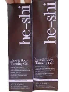 X2 He Shi Face And Body Tanning Gel Medium Moyen 150ml Youthrevive Opti Tan - Picture 1 of 5