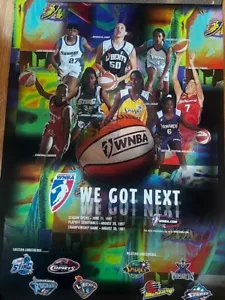 1977 WNBA Inaugural Season Poster 18" x 26 Rebecca Lobo, Lisa Leslie We Got Next - Picture 1 of 8