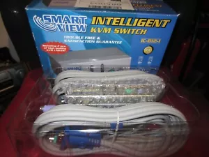 SWITCH KVM POUR 2 PC PS2 SMART VIEW INTELLIGENT - Photo 1/6