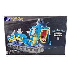 Mega Nintendo Pokemon Motion Gyarados Building Toy 2186 Pieces Moving Mouth Tail - Picture 1 of 4
