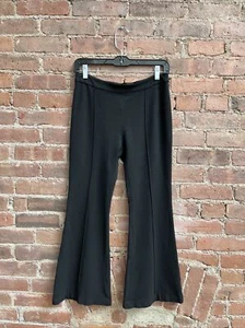 Rosetta Getty Cropped Flare Leg Hose, Gr. Medium, schwarz Viskose/Elasthan USA - Bild 1 von 7