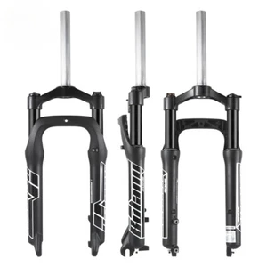 Snow E-bike Supension Air Fork 20/26inch Fat Tire MTB Front Fork 100mm Travel - Picture 1 of 20