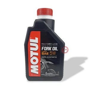 OLIO FORCELLA MOTUL FORK OIL FACTORY LINE SAE 5W 100% SINTETICO UNIVERSALE MOTO - Bild 1 von 4