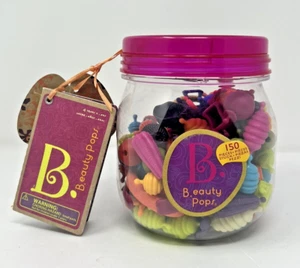 Girls Beauty Pops 150 pieces of Pop Snap Beads Jewelry Toys Set for Kids DIY - Picture 1 of 8