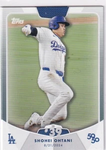 2024 Topps MLB Baseball 50/50 No. 78 SB #39 Shohei Ohtani 8/21/24 - Bild 1 von 2