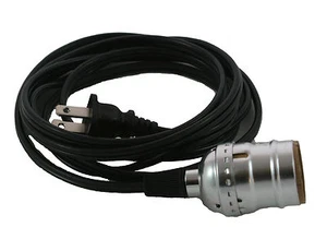 Nostalgic Classic Lamp - Nickel Socket 16 foot cord - Picture 1 of 1