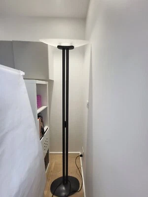 Piantana Lampada da terra vintage in acciaio laccato nero, Italia 1990 - Immagine 1 di 4