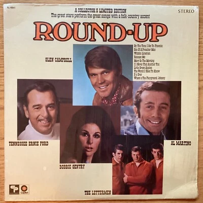 “Round-Up" 33 1/3 rpm LP, SL-6641 with Glen Campbell, Bobbie Gentry, Lettermen … Foto 1 de 4