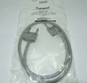 2BA-24 Pomona Electronics TEST LEAD, BANANA TO BANANA PLUG, 609.6MM [QTY=1PCS] - Picture 1 of 1