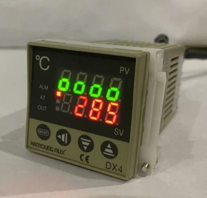 Hanyoung NUX Temperaturregler DX4_ KMSNR RANGE - 50 bis 1300C 100-240VAC - Bild 1 von 6