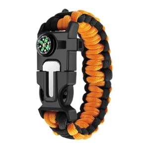 High Quality Durable Outdoor Paracord Survival Bracelet Compass Camping Tool USA - Picture 1 of 1
